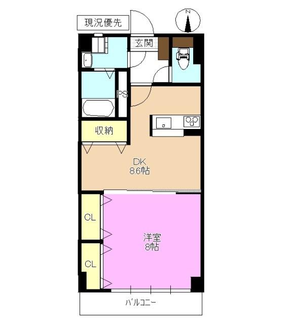 グレースクレスト 間取り図画像