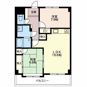 メゾンドール吉栄 間取り図画像