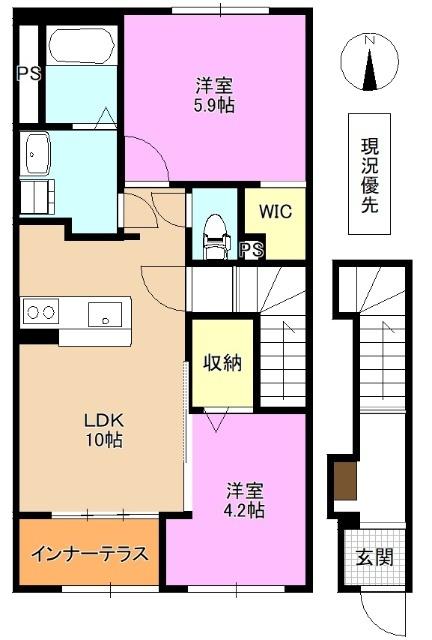 シェルル・城東 間取り図画像