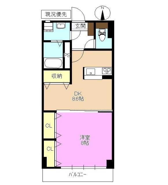 グレースクレスト 間取り図画像