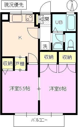 フォースアベニュー和田　B棟 間取り図画像