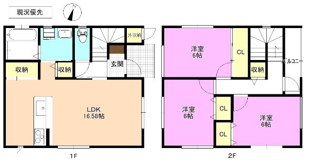 ソマリ　A棟 間取り図画像