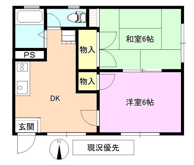 フォーブル西長野 間取り図画像