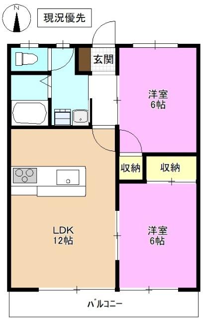 ハーベスト西上田 間取り図画像