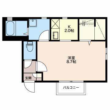 シャルム城東Ａ 間取り図画像
