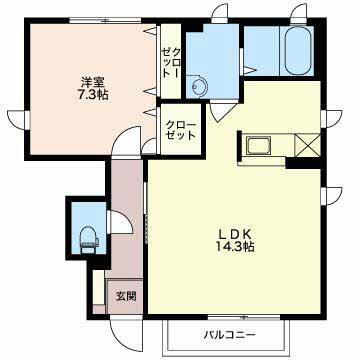ウィズライフＢ 間取り図画像