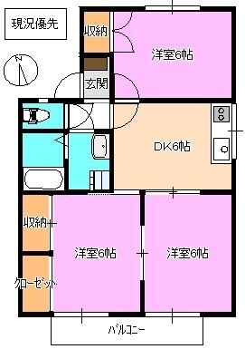 グランシェール藤本 間取り図画像