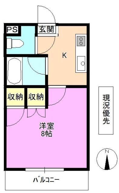 ブライト王神ハイツ 間取り図画像