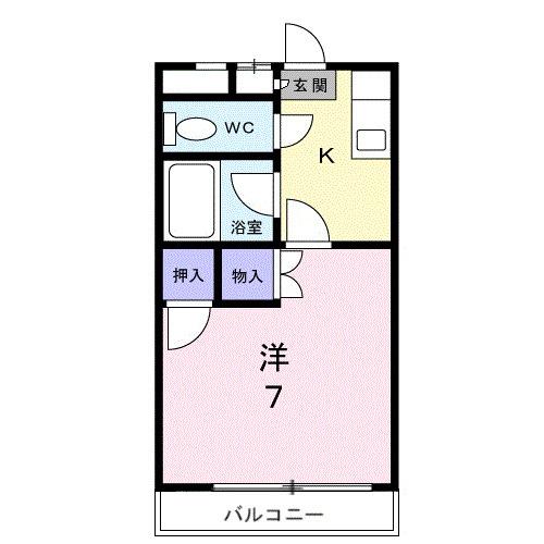メゾンセシボンＥ（303） 間取り図画像