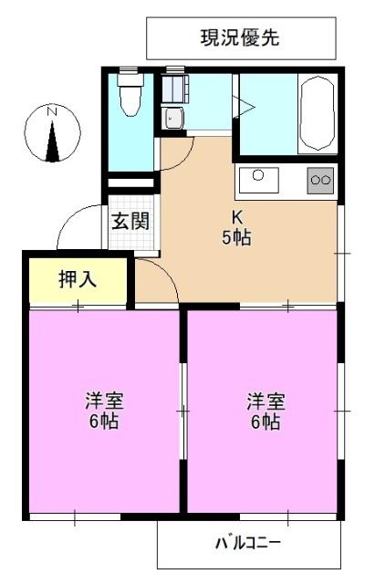 メゾン・ド・やまＳ 間取り図画像