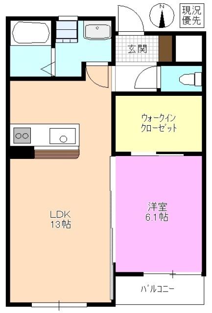メルベージュＮ棟 間取り図画像