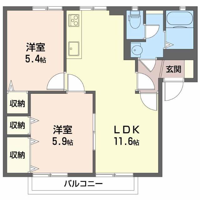 プラフォレメゾン　Ｂ棟 間取り図画像