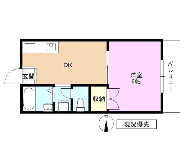 北条ライブタウンB棟 間取り図画像