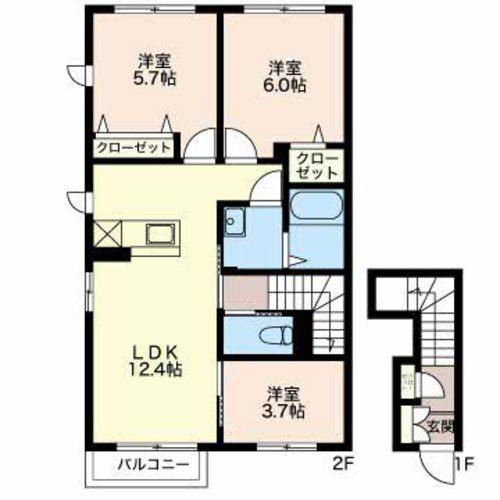 シャーメゾン秋和 間取り図画像