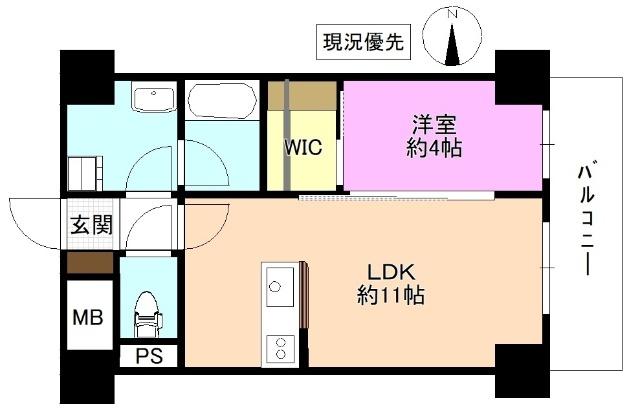 レジデンスＴＳＵＲＵＧＡ 間取り図画像