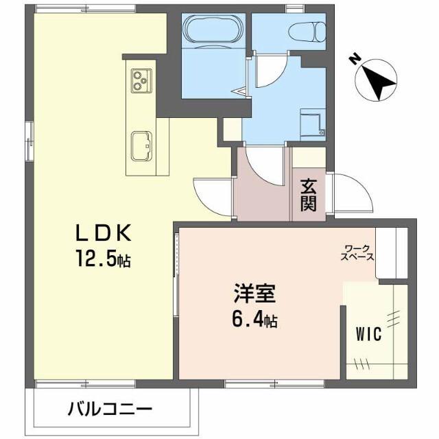 フレグランスＦｏｒｅｖｅｒ　Ｂ 間取り図画像