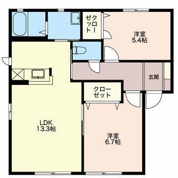 フォーレス　シャトー 間取り図画像
