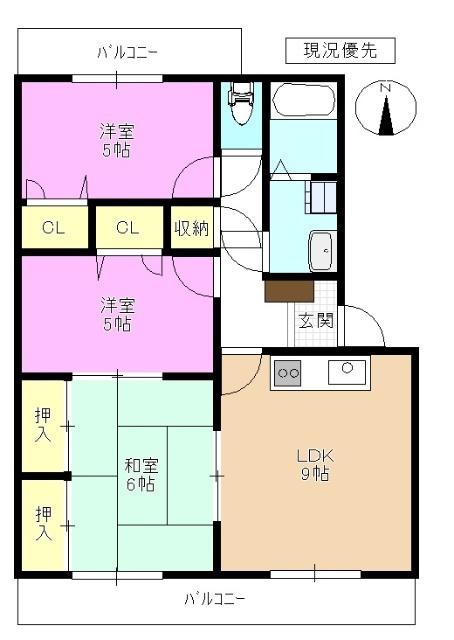 コンフォート北澤 間取り図画像