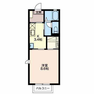 メゾンイリス 間取り図画像