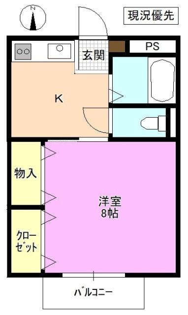 Surplus One ローデアコートＢ 間取り図画像
