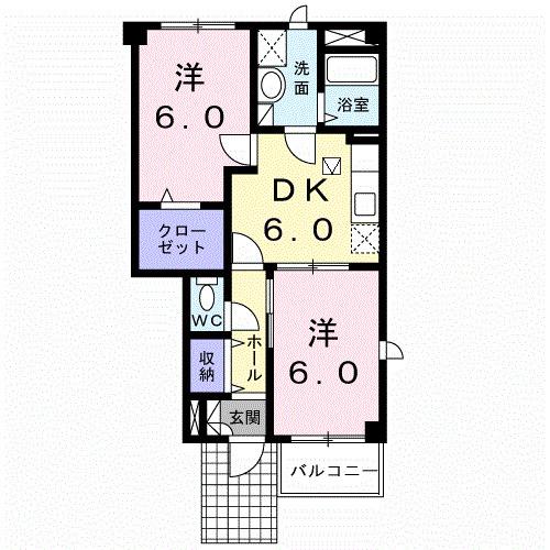 セリーンアンビアンス（104） 間取り図画像