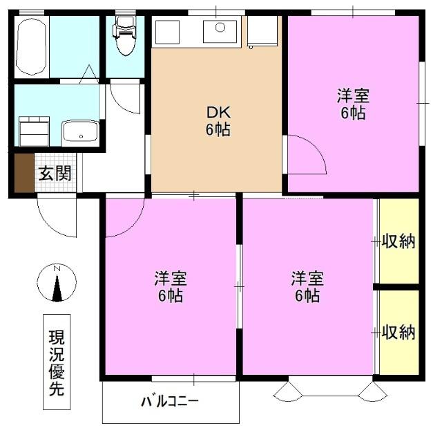 ベルエポック　Ａ棟 間取り図画像