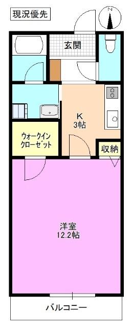 Monte Hut 間取り図画像