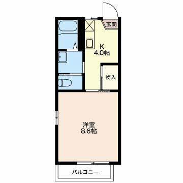 フレグランスＳ，Ｔ，Ｏ　Ｂ 間取り図画像
