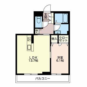 レジデンス　エスペランス 間取り図画像