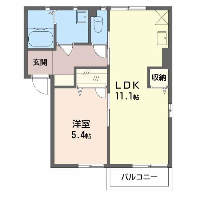 アドヴァンス大屋B 間取り図画像