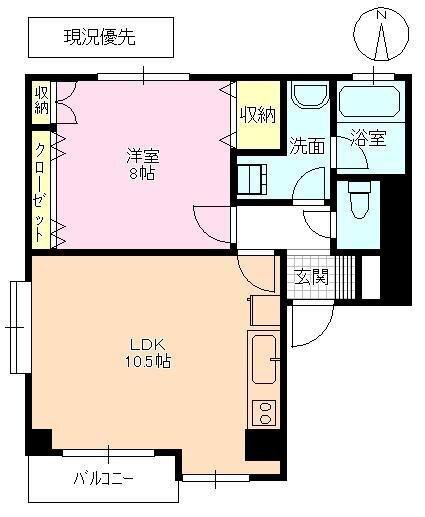 S-ＹＡＲＤ三輪 間取り図画像
