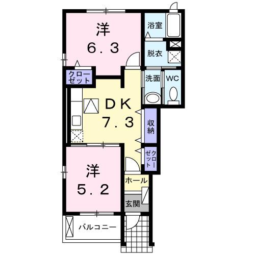 エクセレンスＮ・Ｙ・Ｓ　Ｚ−Ⅰ（101） 間取り図画像