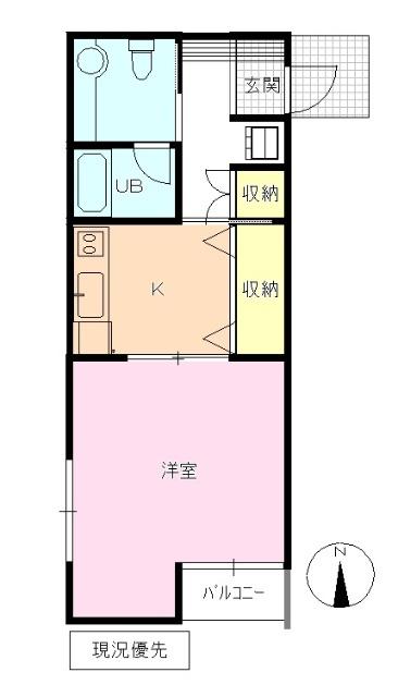 サンディハイツ鶴賀 間取り図画像