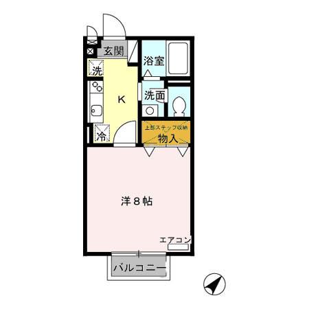 あすなろハイツ　Ⅰ（202） 間取り図画像