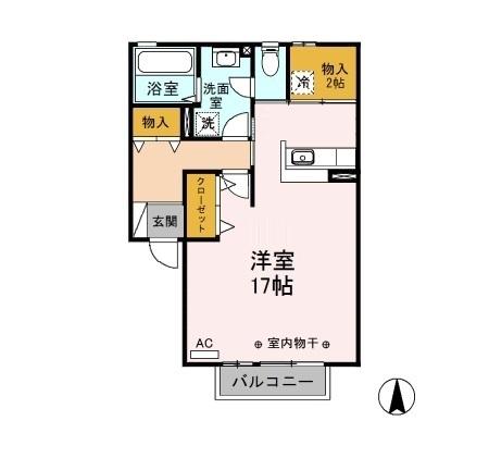 ラ･メゾン･ド･フルール（202） 間取り図画像