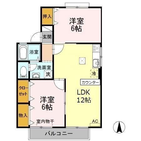 メゾンモランジェ（103） 間取り図画像