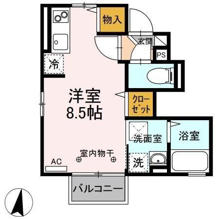 リヴェール青木島（102） 間取り図画像