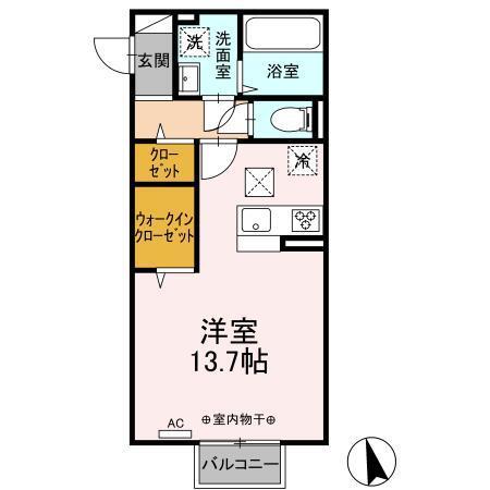 ラ・ヴィータ（101） 間取り図画像