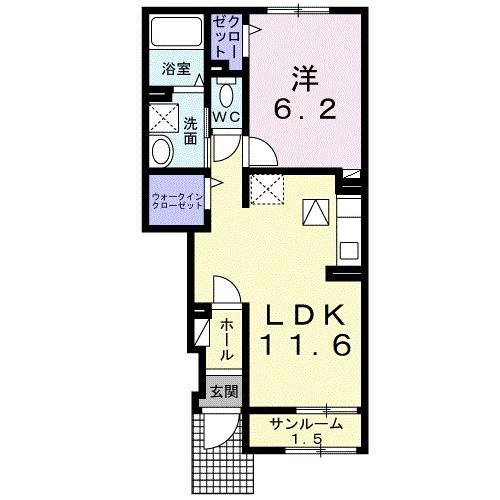 コンフォルト城山（103） 間取り図画像