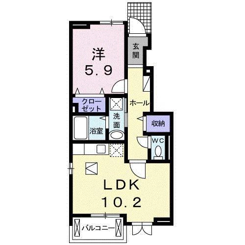 メゾン　トゥールヌソル（103） 間取り図画像