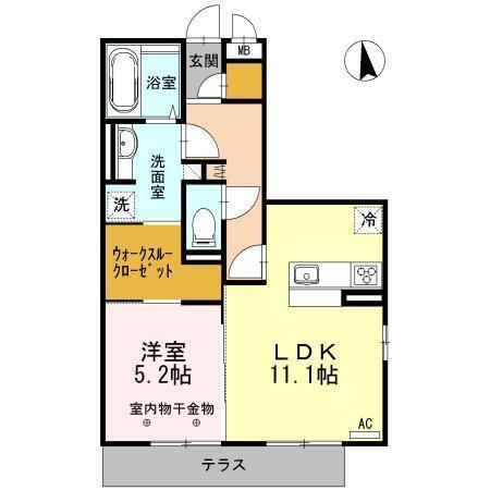ラ・メゾン ブリエ（301） 間取り図画像