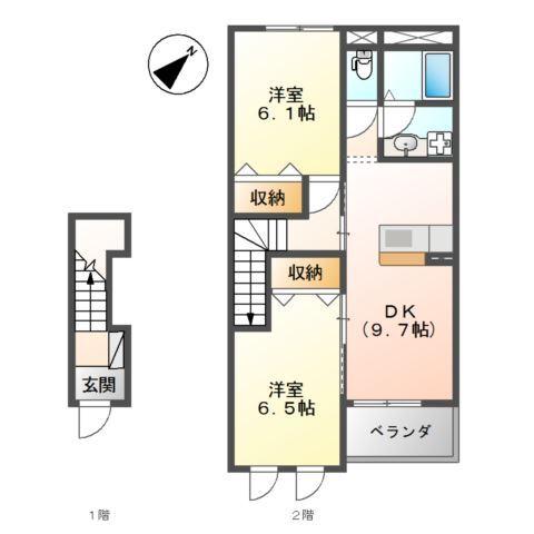 サンシャインヒルズ 間取り図画像