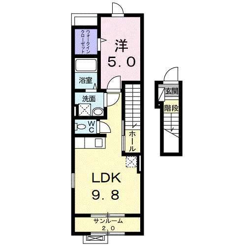 グランチェスタ　Ｎ（203） 間取り図画像