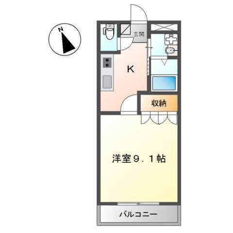 グレイス・ポミエ 間取り図画像