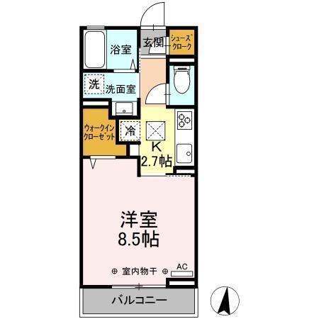 トリシア富竹（103） 間取り図画像