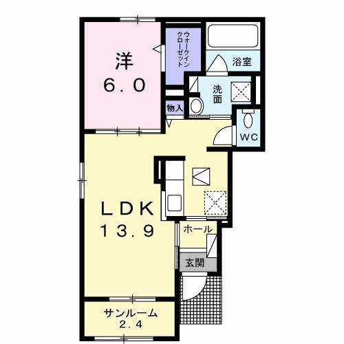 ラ・ルーチェ・スクエア（101） 間取り図画像