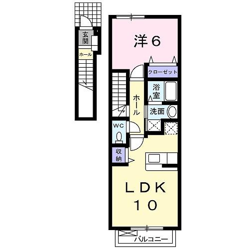 ウララ（202） 間取り図画像