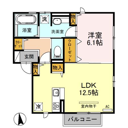 アヴェニール　Ｃ（201） 間取り図画像