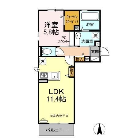 セレーサ（303） 間取り図画像