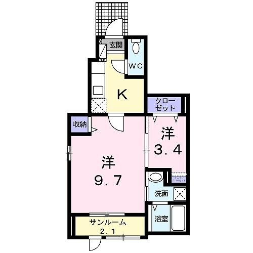 シェーネ（104） 間取り図画像